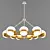 Industrial Loft Metal and Glass Pendant Light 3D model small image 3