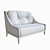 Dorotea 2 Seater Sofa: Comfy & Stylish 3D model small image 2