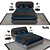 Luxurious Twils Ekeko Bed 3D model small image 1