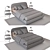 Luxurious Twils Ekeko Bed 3D model small image 2