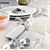 Han Platinum Dinner Set - Elegant Collection for Dining 3D model small image 2