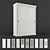 Modern 2-Door Wardrobe by Rossta 3D model small image 1