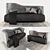 Modern Ottawa BoConcept Sofa Set 3D model small image 1