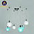 Elegant Glass Chandelier, Baruss BS102 3D model small image 1