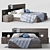 Status Futura Bed & Lamp 3D model small image 1