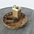 Sleek Round Coffee Table 3D model small image 3