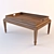 Stylish Rectangular Tray Coffee Table 3D model small image 1