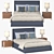 Trussardi Band Bed: Ultimate Elegance & Comfort 3D model small image 1