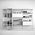 Literatura Open Kitchen Shelf 3D model small image 2