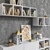 Modular IKEA Furniture Set: EKET Wall & Floor Cabinets, Accessories & Decor 3D model small image 2