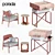 Elegant Porada Set - Italian Design 3D model small image 1