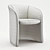 Elegance Embodied: Carmen Armchair 3D model small image 3