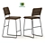 Modern Bar Stool 3D model small image 1