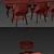 Modern Shade Table Set 3: Sleek Design for Stylish Spaces 3D model small image 3