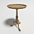 Vintage-style Side Table 3D model small image 1