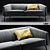 KAIWA Modern Sofa: Comfort and Style 3D model small image 2