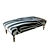 Traditional Tilda Bench Ottoman 3D model small image 1