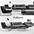 Poliform Set 05: Sofas, Armchair, Coffee Table 3D model small image 2