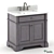 Elegant 30" Wood Vanity with Alpine Mist 3D model small image 1