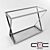 Modern Metal and Glass Coffee Table by Fabrika Albera 3D model small image 1