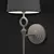 Vintage Elegance: Bristol Single Wall Light 3D model small image 3