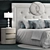 Luxurious Fendi Cameo Maxi Bed 3D model small image 2