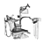 SternWeber Dental Chair 3D model small image 3