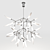 Modern LED Spur Grande Chandelier 3D model small image 2