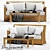 Luxury Dolcefarniente SCAURI Sofa - Elegant and Comfortable 3D model small image 1