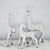 Elegant Deer Sculpture 3D model small image 3