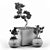 Crassula Money Tree Set 3D model small image 2