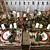 Festive Christmas Tableware Set 3D model small image 1