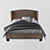 Designer Bed: Stylish and Spacious 3D model small image 2