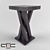 Modern Wooden High Table 3D model small image 1