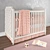 Alexandra Tufted Panel Crib - Deluxe Nursery Essential 3D model small image 1