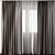 Exquisite Curtain Model with Multiple Formats 3D model small image 1