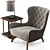 Ulivi Salotti Elisabeth Armchair: Timeless Luxury for Your Home 3D model small image 1