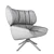 Modern Italian Design: B&B Italia Tabano Chair 3D model small image 3