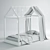 Kids Blue Bed-House: 2000x1000 3D model small image 2
