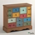  Vibrant 40" Apothecary Cabinet 3D model small image 1