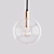 Modern Sphere Pendant Light 3D model small image 1