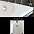 Luxury Toto Bathtub with Faucet 3D model small image 2