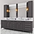 Carrara Marble Double Bath Vanity 3D model small image 2