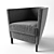 Comfort Lounge Armchair 3D model small image 1