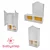 Title: Classic BabyStep Wardrobe: Versatile Design with Removable Shelf 3D model small image 1