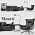 Modern Minotti Sherman Sofa Set 3D model small image 1