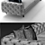 Eleganza in Pelle: Sofa ULIVI SALOTTI 3D model small image 3