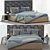 Elegant Elena: A Stylish Bed 3D model small image 1