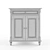 Darby Home Co Durgan Accent Cabinet: Elegant Storage Solution 3D model small image 3