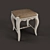 Rustic Romance Stool 3D model small image 2